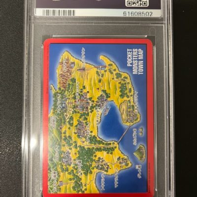 Bandai Blastoise Trainer 156 Carddass Vending Town Map JPN PSA 7 NM