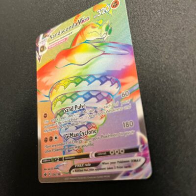 Pokemon Sandaconda VMAX Secret Rare Rainbow Chilling Reign