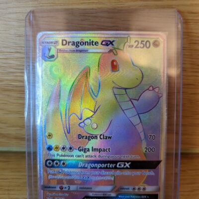 Dragonite GX SM156 – Full-Art Rainbow Promo – Mint/NM Dragon Majesty