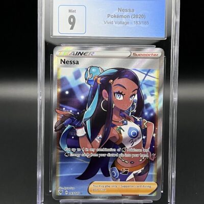 Pokemon CGC 9 Full Art Trainer Nessa Vivid Voltage