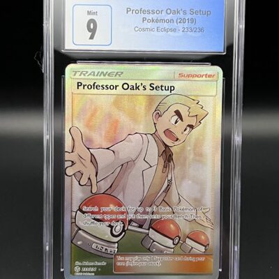 Pokemon CGC 9 Professor Oak’s Setup Cosmic Eclipse