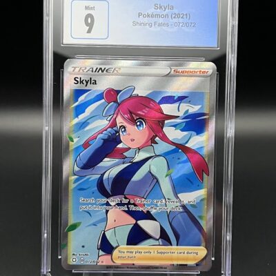 Pokemon CGC 9 Skyla Full Art Trainer Shining Fates